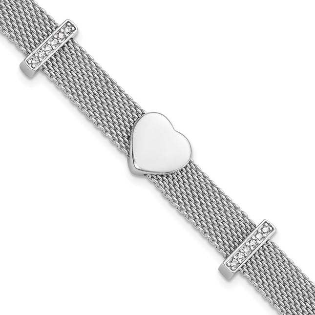 Sterling Silver Bracelets Style QG6469 - Classique Jewelry Inc.