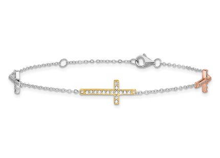 Sterling Silver Bracelets Style QG6471 - Classique Jewelry Inc.