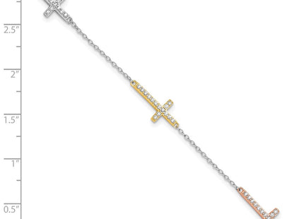 Sterling Silver Bracelets Style QG6471 - Classique Jewelry Inc.