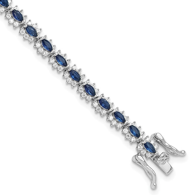 Sterling Silver Bracelets Style QG6472 - Classique Jewelry Inc.
