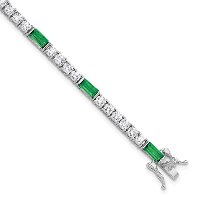 Sterling Silver Bracelets Style QG6477 - Classique Jewelry Inc.