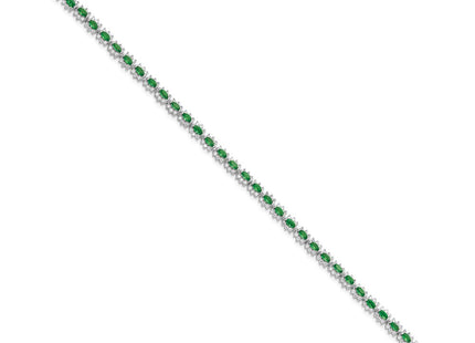 Sterling Silver Bracelets Style QG6478 - Classique Jewelry Inc.