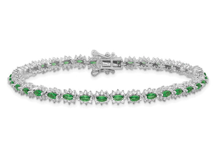Sterling Silver Bracelets Style QG6478 - Classique Jewelry Inc.