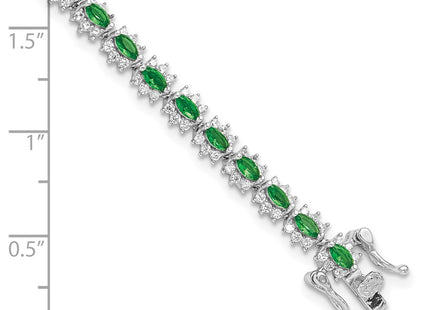 Sterling Silver Bracelets Style QG6478 - Classique Jewelry Inc.