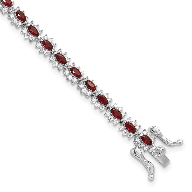 Sterling Silver Bracelets Style QG6482 - Classique Jewelry Inc.