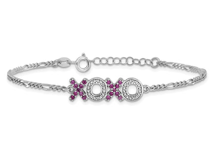 Sterling Silver Bracelets Style QG6485 - Classique Jewelry Inc.