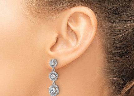 Sterling Silver Earrings Style QG6489E - Classique Jewelry Inc.