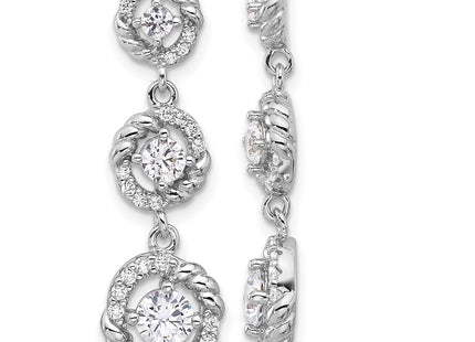 Sterling Silver Earrings Style QG6489E - Classique Jewelry Inc.