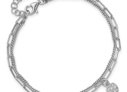 Sterling Silver Bracelets Style QG6494 - Classique Jewelry Inc.