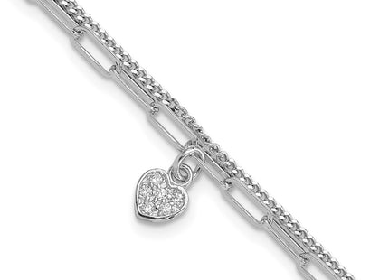 Sterling Silver Bracelets Style QG6494 - Classique Jewelry Inc.