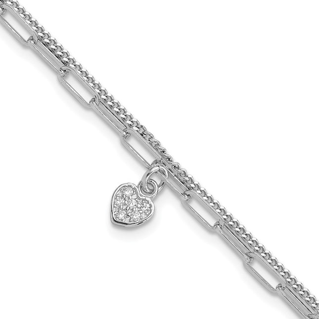 Sterling Silver Bracelets Style QG6494 - Classique Jewelry Inc.