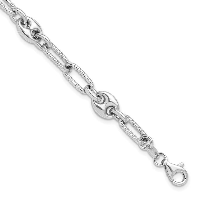 Sterling Silver Bracelets Style QG6502 - Classique Jewelry Inc.