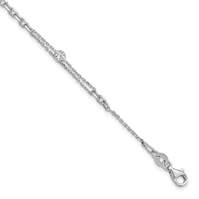 Sterling Silver Bracelets Style QG6512 - Classique Jewelry Inc.