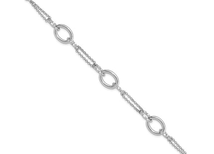 Sterling Silver Bracelets Style QG6514 - Classique Jewelry Inc.