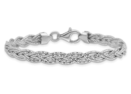 Sterling Silver Bracelets Style QG6517 - Classique Jewelry Inc.