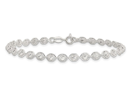 Sterling Silver Bracelets Style QG6527 - Classique Jewelry Inc.