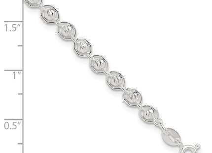 Sterling Silver Bracelets Style QG6527 - Classique Jewelry Inc.