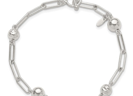 Sterling Silver Bracelets Style QG6528 - Classique Jewelry Inc.