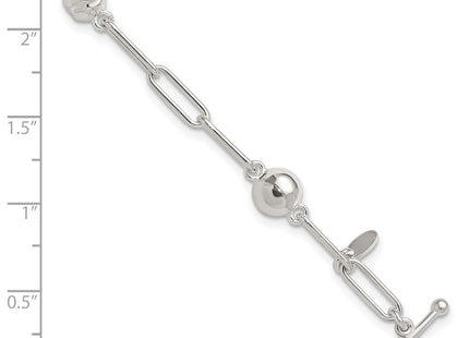 Sterling Silver Bracelets Style QG6528 - Classique Jewelry Inc.
