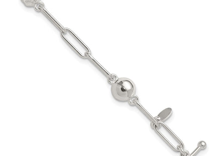 Sterling Silver Bracelets Style QG6528 - Classique Jewelry Inc.