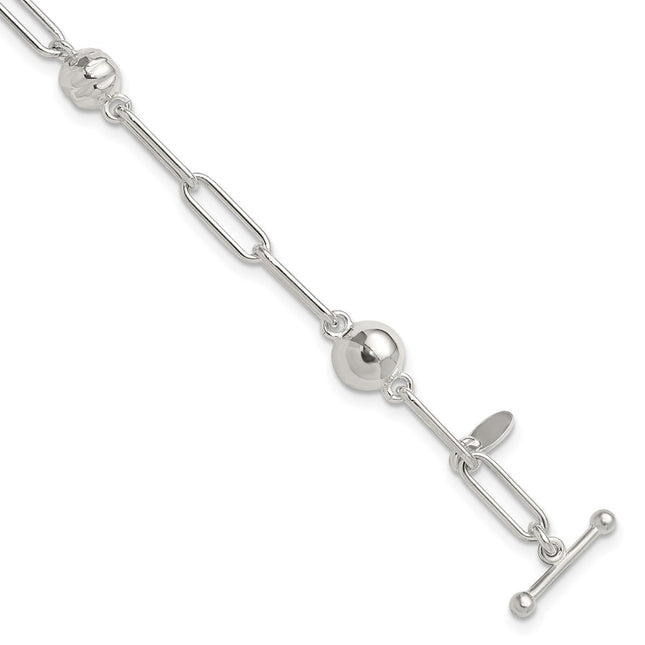 Sterling Silver Bracelets Style QG6528 - Classique Jewelry Inc.