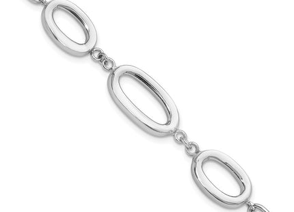 Sterling Silver Bracelets Style QG6529 - Classique Jewelry Inc.