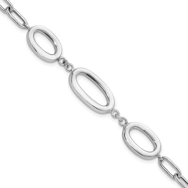 Sterling Silver Bracelets Style QG6529 - Classique Jewelry Inc.