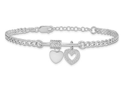 Sterling Silver Bracelets Style QG6548 - Classique Jewelry Inc.