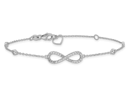 Sterling Silver Bracelets Style QG6554SET - Classique Jewelry Inc.