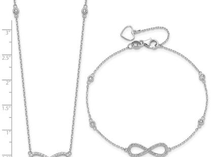 Sterling Silver Bracelets Style QG6554SET - Classique Jewelry Inc.