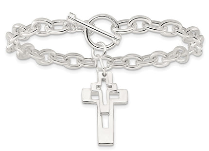 Sterling Silver Bracelets Style QG6567 - Classique Jewelry Inc.