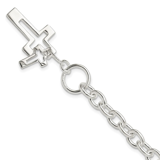 Sterling Silver Bracelets Style QG6567 - Classique Jewelry Inc.