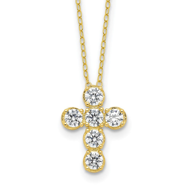 Sterling Silver Jewelry Style QG6572GP - Classique Jewelry Inc.