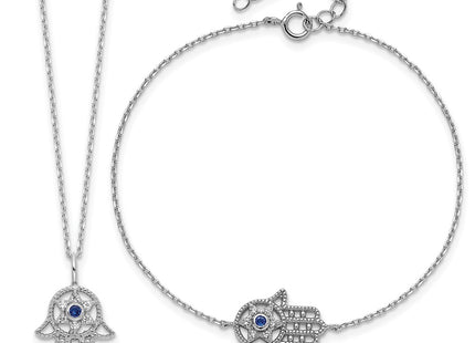 Sterling Silver Bracelets Style QG6593SET - Classique Jewelry Inc.