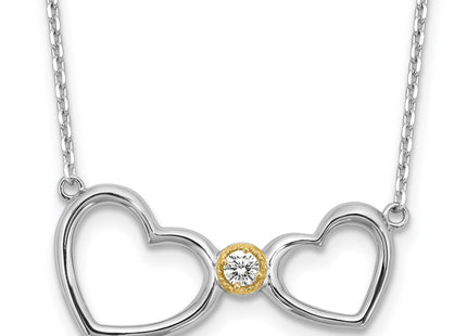 Silver/14k Two-Tone Jewelry Style QG6616 - Classique Jewelry Inc.