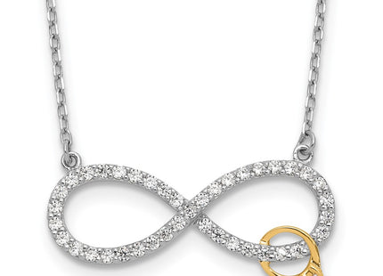 Silver/14k Two-Tone Jewelry Style QG6620 - Classique Jewelry Inc.