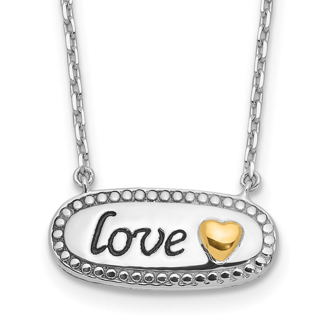 Silver/14k Two-Tone Jewelry Style QG6626 - Classique Jewelry Inc.