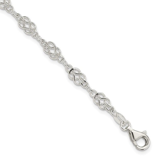 Sterling Silver Bracelets Style QG666 - Classique Jewelry Inc.