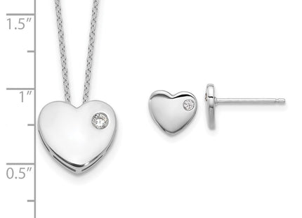Sterling Silver Earrings Style QG6703SET - Classique Jewelry Inc.