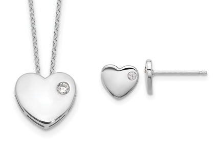 Sterling Silver Earrings Style QG6703SET - Classique Jewelry Inc.