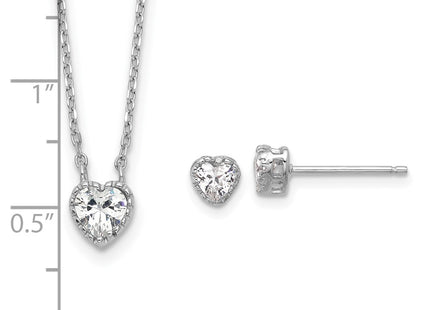 Sterling Silver Earrings Style QG6705SET - Classique Jewelry Inc.