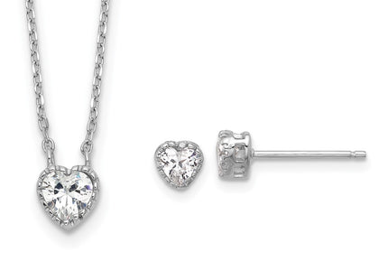 Sterling Silver Earrings Style QG6705SET - Classique Jewelry Inc.