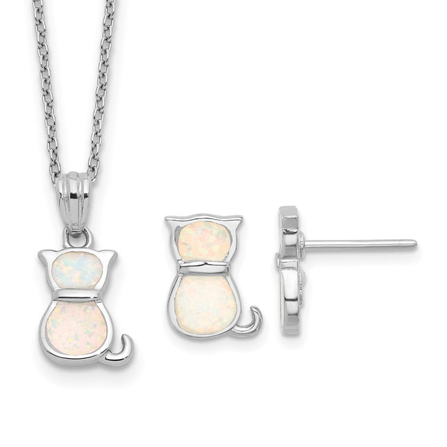 Sterling Silver Earrings Style QG6721SET - Classique Jewelry Inc.