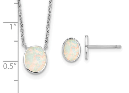 Sterling Silver Earrings Style QG6723SET - Classique Jewelry Inc.