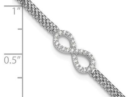 Sterling Silver Bracelets Style QG6726 - Classique Jewelry Inc.