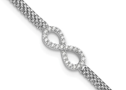 Sterling Silver Bracelets Style QG6726 - Classique Jewelry Inc.