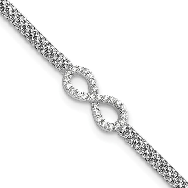 Sterling Silver Bracelets Style QG6726 - Classique Jewelry Inc.