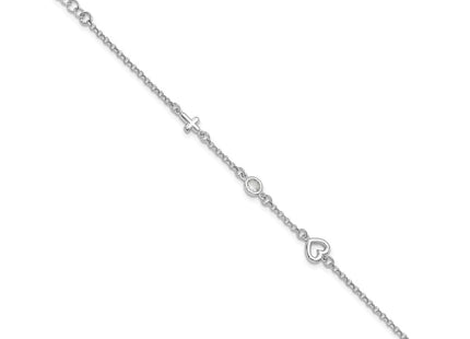 Sterling Silver Bracelets Style QG6733 - Classique Jewelry Inc.
