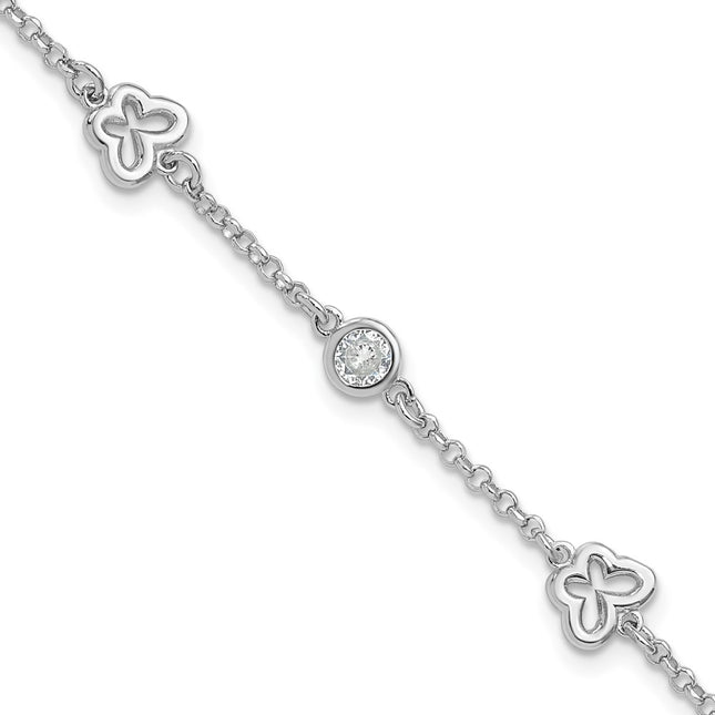 Sterling Silver Bracelets Style QG6736 - Classique Jewelry Inc.
