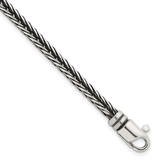 Sterling Silver Chain Bracelets Style QG6776 - Classique Jewelry Inc.